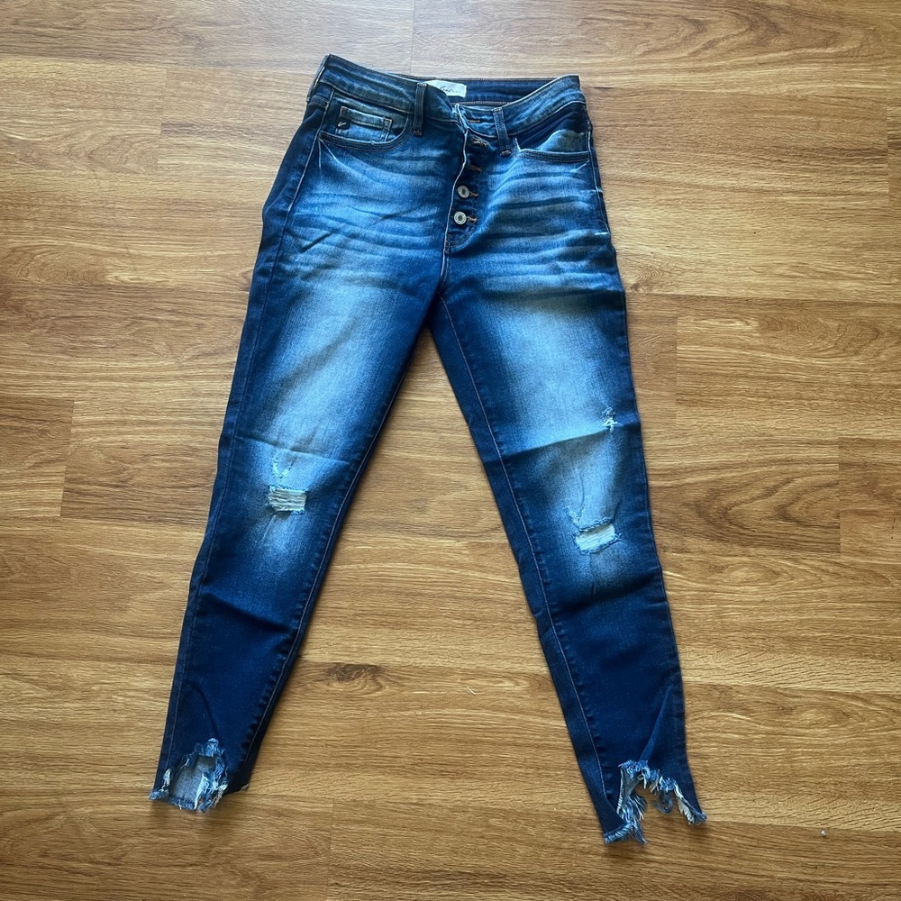Kancan Distressed Blue Jeans